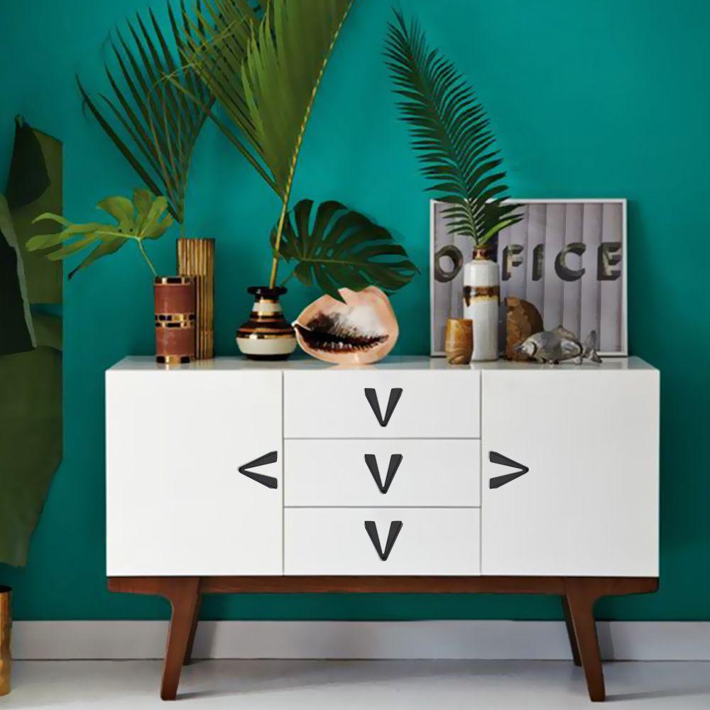 Tay Nắm Cửa Tủ Bếp Hình Chữ V Thiết Kế Đơn Giản