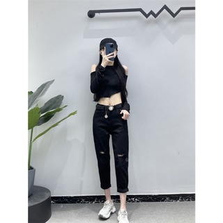 Quần baggi rách 2 gối