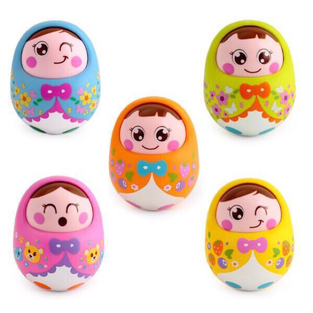 [NHẬP TOYDOLL3 GIẢM 15%] Lật Đật Sắc Màu Có Nhạc HiiLe Toys