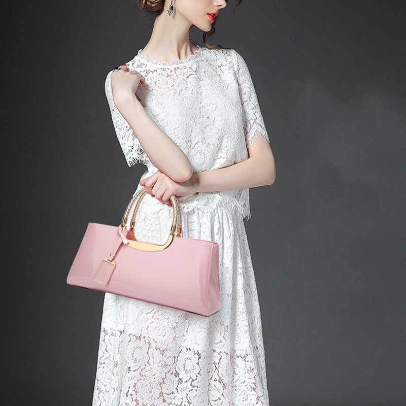 Túi Xách Đeo Vai Bằng Da Bóng Thời Trang Dành Cho Nữ