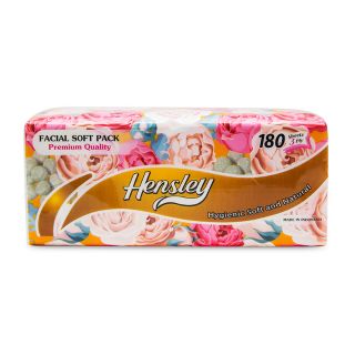 Khăn giấy gói rút Hensley 180 3 lớp (Combo 10 gói)