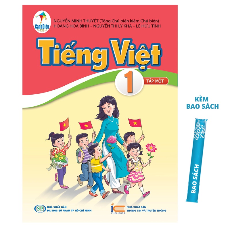 Sách - Combo 4 quyển Tiếng Việt lớp 1 Cánh Diều SGK+SBT - Tái Bản 2023