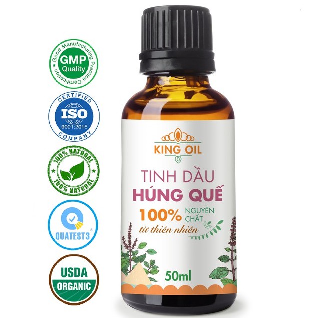 Tinh dầu Húng Quế nguyên chất 100% từ thiên nhiên - KingOil