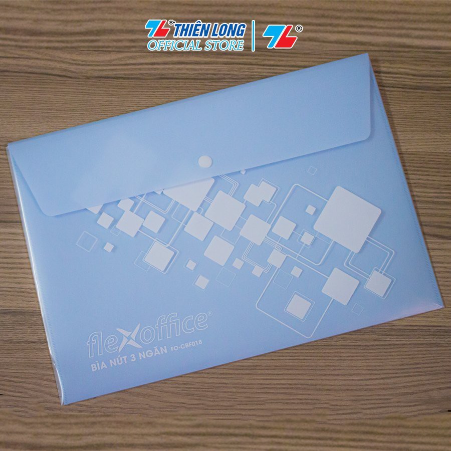 Bìa nút 3 ngăn Thiên Long Flexoffice FO-CBF018