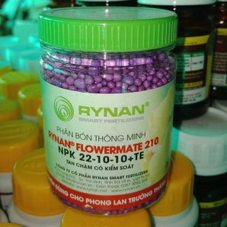 Phân bón thông minh RYNAN FLOWERMATE 210 22-10-10+TE 150g Chuyên dùng cho phong lan trưởng thành (tan chậm)