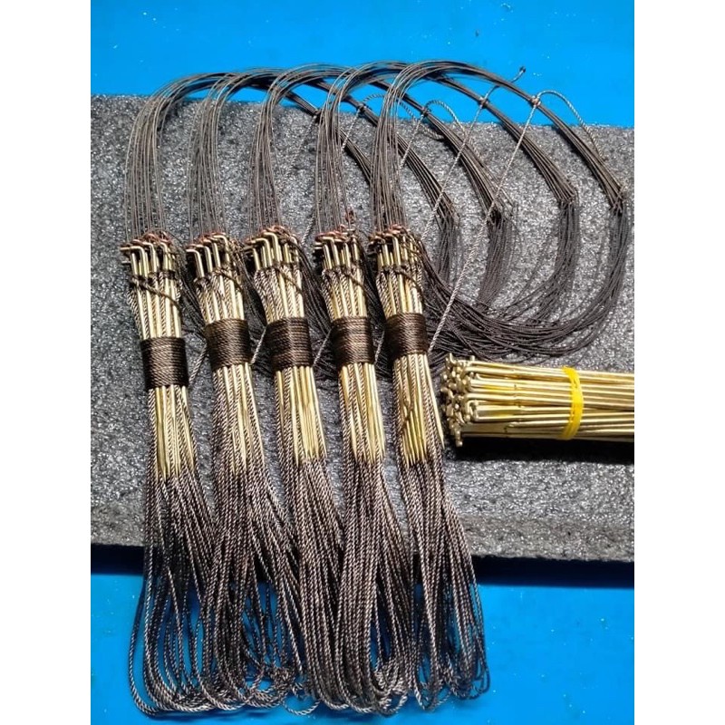 Giò Bẫy Gà Rừng Chân Đồng 20 Chân Cáp Titan ( hàng cao cấp )