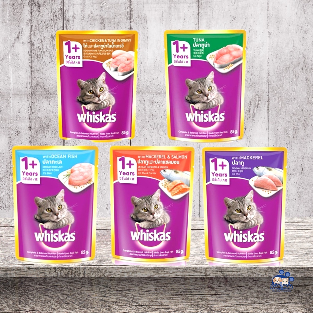 Pate mèo Whiskas 80g - Pate cho mèo con, mèo lớn - Kún Miu Pet Shop