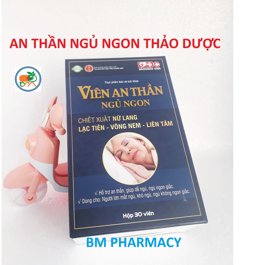 Viên an thần ngủ ngon, hỗ trợ an thần, giúp dễ ngủ, ngủ ngon giấc