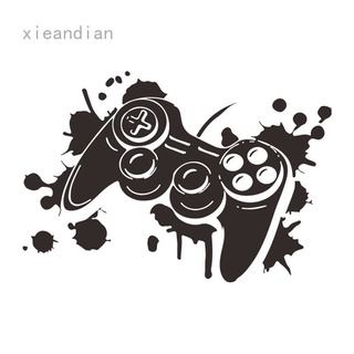 Miếng Dán Tường Vinyl Hình Máy Chơi Game Trang Trí Phòng Bé Trai