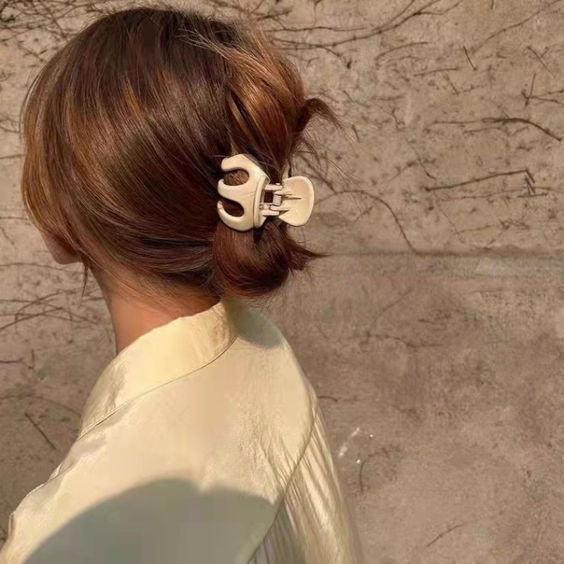 Kẹp tóc càng cua, cặp tóc nhám nhỏ xinh dễ thương cho nữ phong cách Hàn Quốc