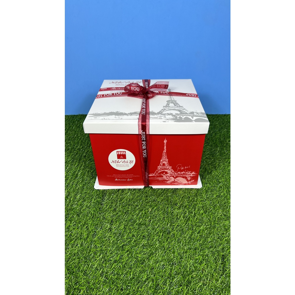 Hộp Vuông Nắp Đậy, hai tầng, 3 chi tiết