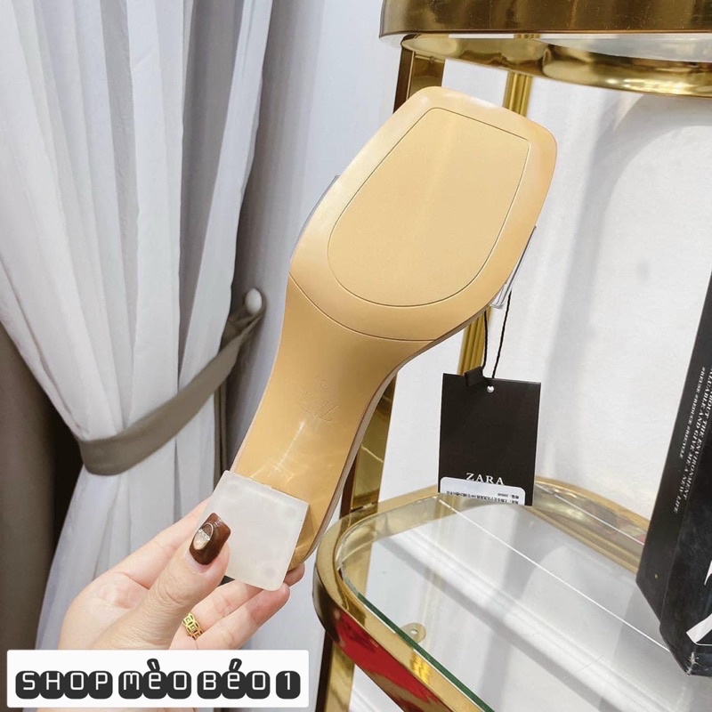 Guốc zara mica đế trong xuất dư fullbox
