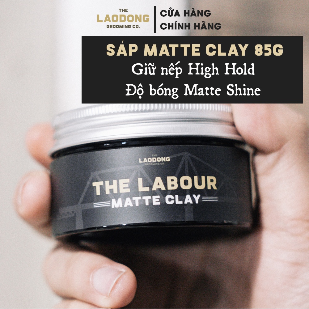 [CHÍNH HÃNG] Sáp vuốt tóc nam The Labour Matte Clay 85g