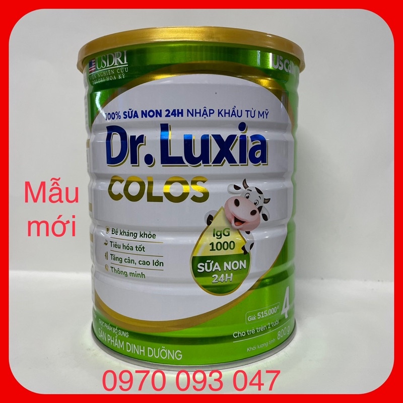 Sữa Colostrum Step 4 ( Dr luxia ) - 800g date: 1/2024