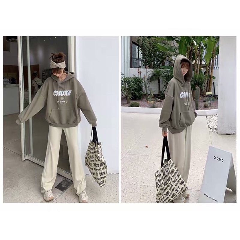 ÁO HOODIE NỮ , ÁO CHUKE CÓ TÚI TRƯỚC CHẤT VẢI MỀM, BÊN TRONG LÓT LÔNG (hàng có sẵn) | BigBuy360 - bigbuy360.vn