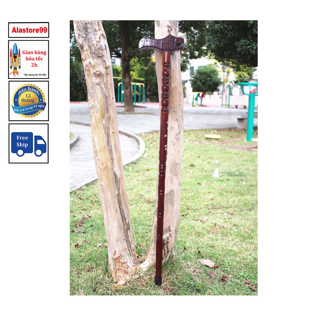 Gậy Gỗ Batoong Chống Cho Người Già Gậy Gỗ Tự Nhiên KH16