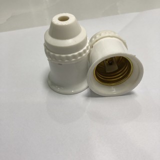 Đui Đèn Xoáy E27 Nhựa Chống Cháy