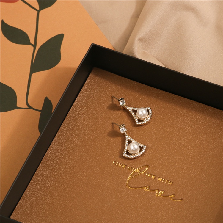 (0349a) Khuyên Tai Vintage Bạc S925 Thanh Lịch Nổi Bật Hàn Quốc
