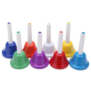 Bộ 8 chuông định âm - chuông lắc tay cảm thụ âm nhạc