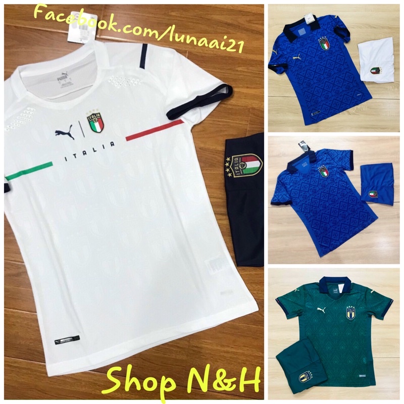Áo bóng đá Đội Tuyển italia ( Ý ) Euro2021 THUN Fex Thái Cao Cấp