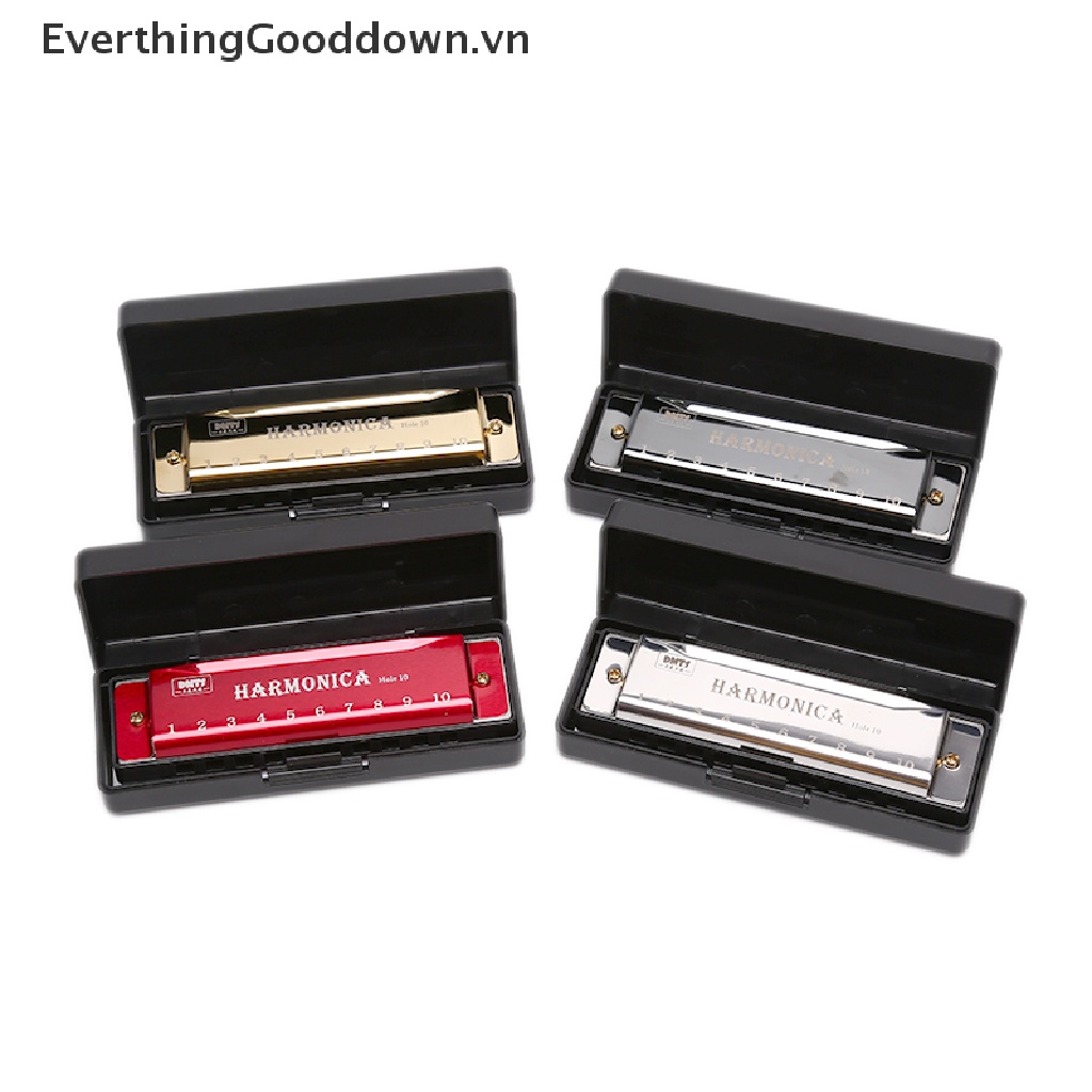 Everthinggooddown Kèn Harmonica 10 Lỗ Cho Người Mới Bắt Đầu