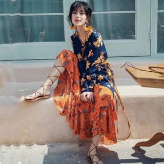 ORDER Váy boho thổ cẩm dáng dài - 2 mẫu