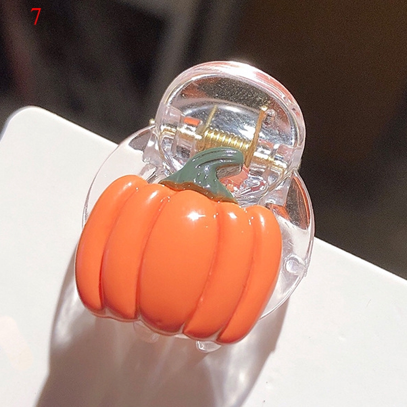 Kẹp tóc mini trong suốt hình trái cây dễ thương