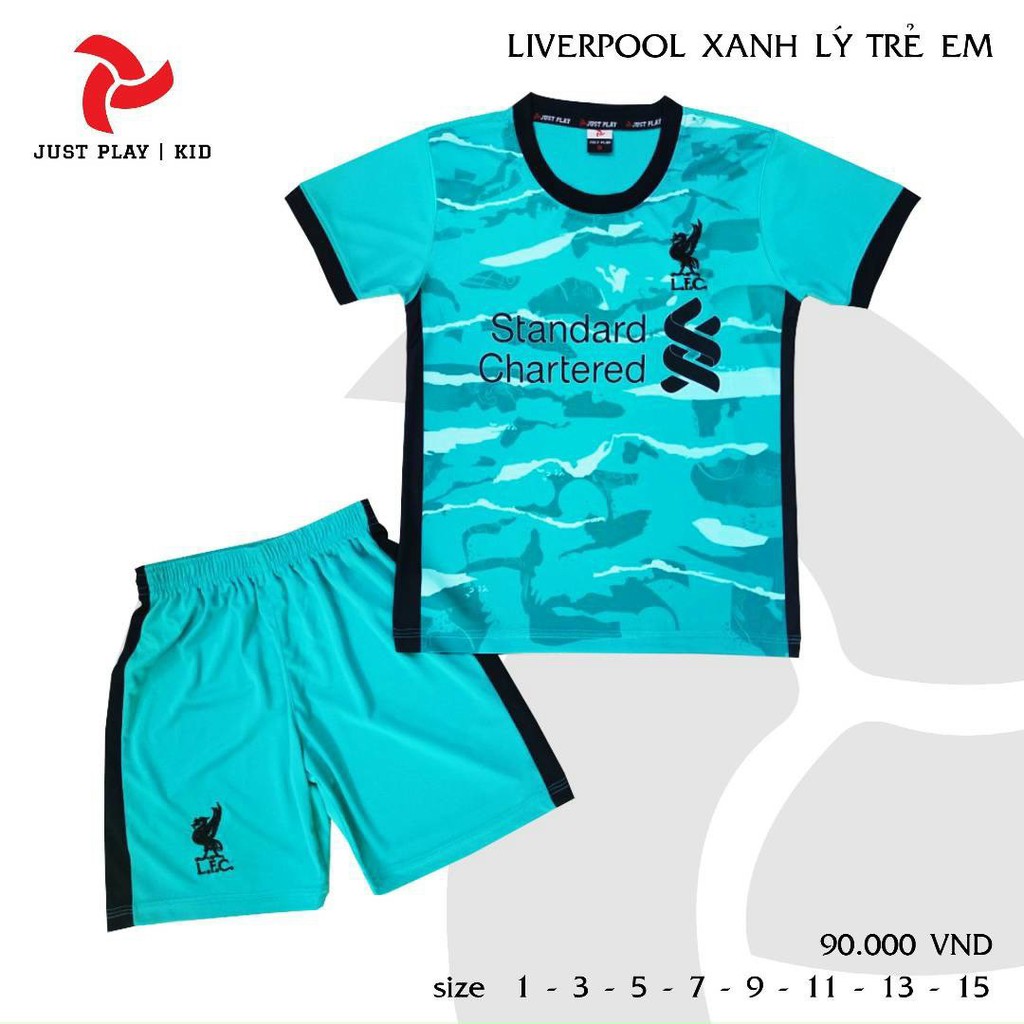 [MẪU MỚI ĐẸP] - Set bộ quần áo đá banh trẻ em CLB Liverpool  -  Thun lạnh - vải đẹp