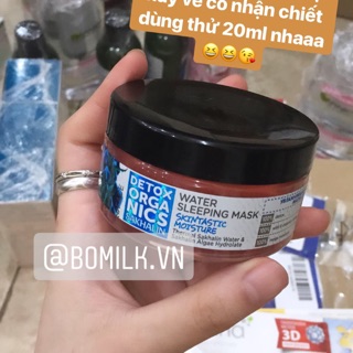 Water Sleeping Mask - mặt nạ ngủ cấp nước Detox Organic Sakhalin