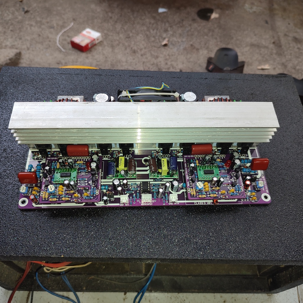 Mạch công suất class D 2 kênh stereo 2500W x 2