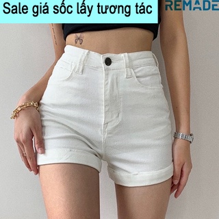 Quần đùi short nữ chất kaki co giãn có túi qo02
