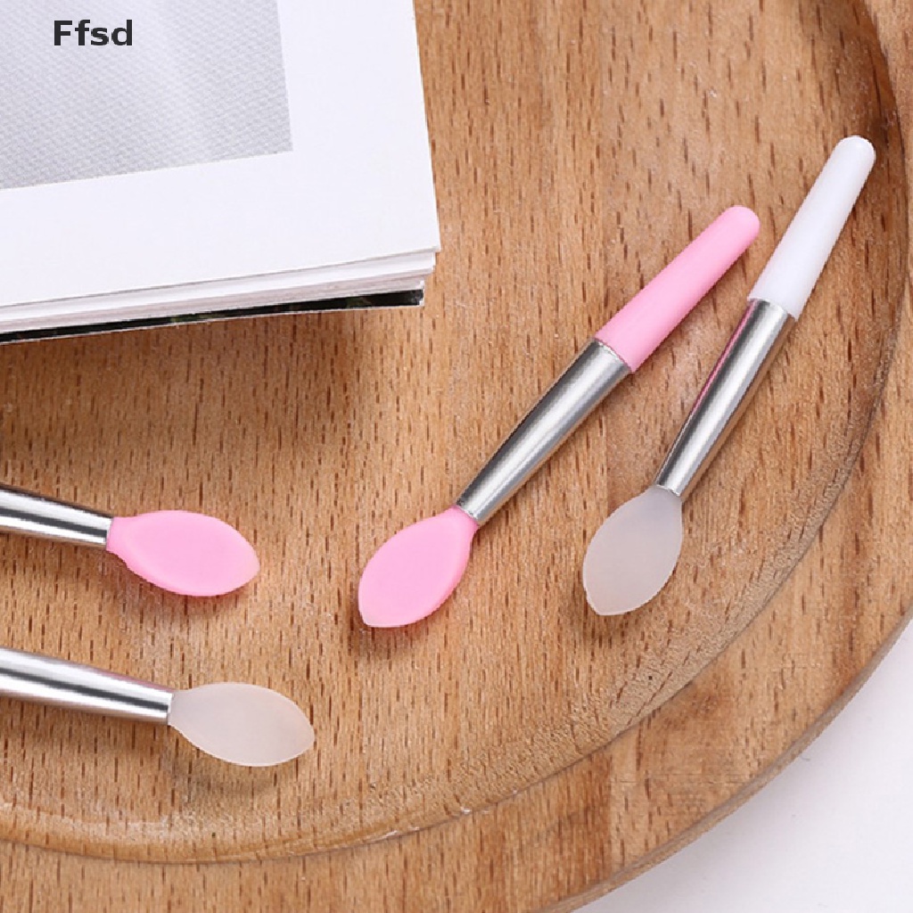 [Hàng mới về] Set 10 cọ trang điểm môi cỡ nhỏ bằng silicone tiện dụng