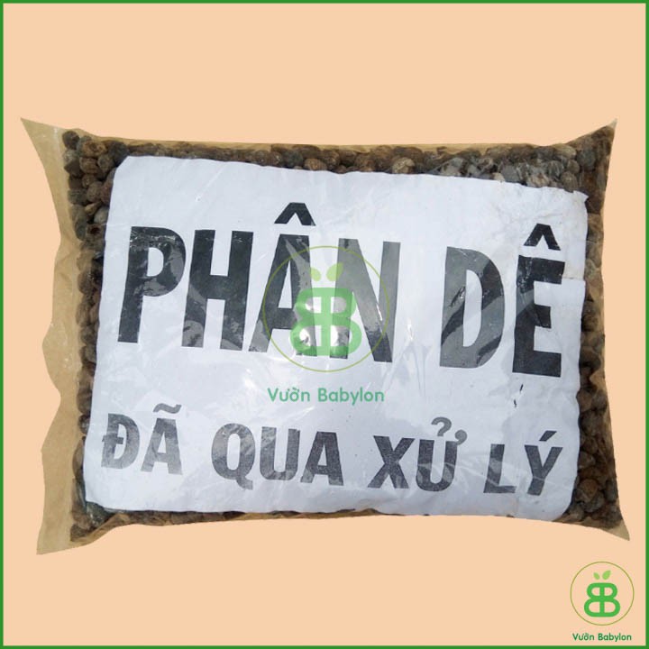 Phân Dê Đã Qua Xử Lý Phơi Khô, Tốt Cho Mọi Cây Trồng Gói 1Kg