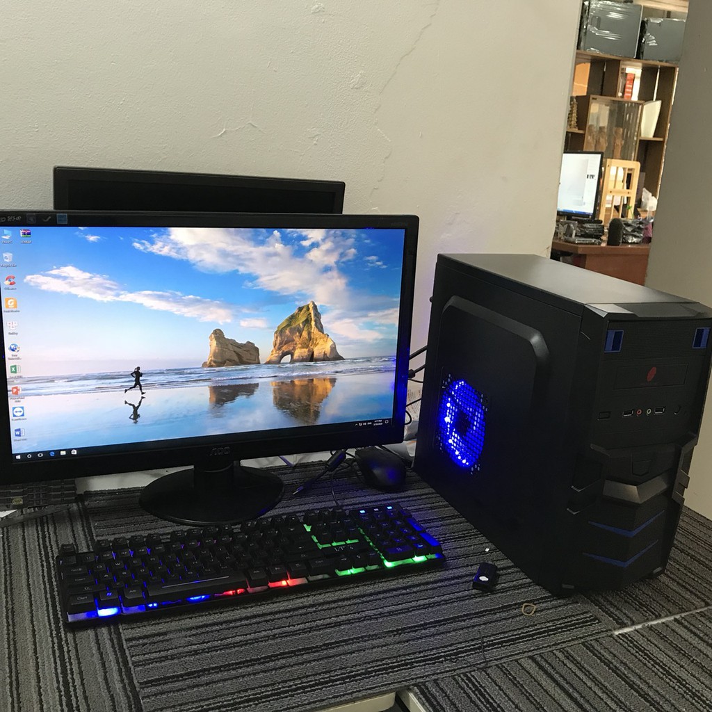 [THANH LÝ XẢ LỖ]  Bộ máy tính để bàn CPU intel core i5 2400, RAM 8GB, SSD 240GB, HDD 1TB. Màn hình DELL 20inch.KM bộ phí | BigBuy360 - bigbuy360.vn