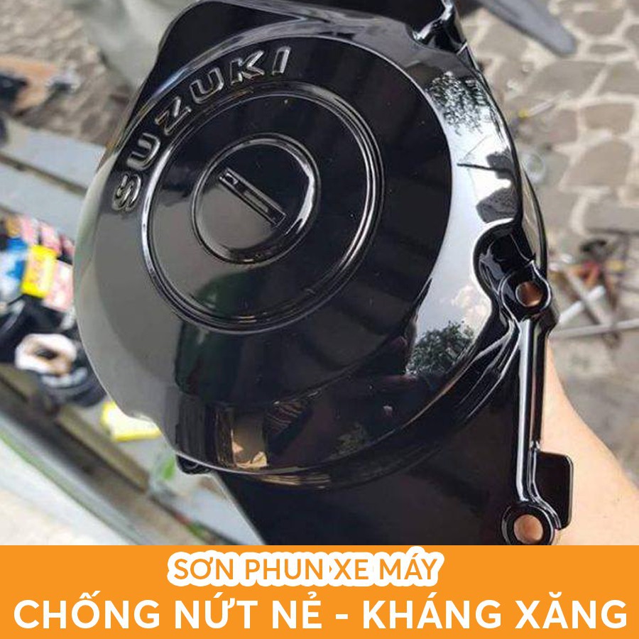 Combo sơn xịt Samurai màu đen bóng 109