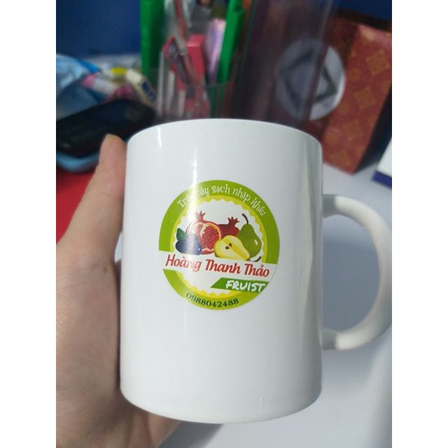 200 tem decal giấy 5 cm