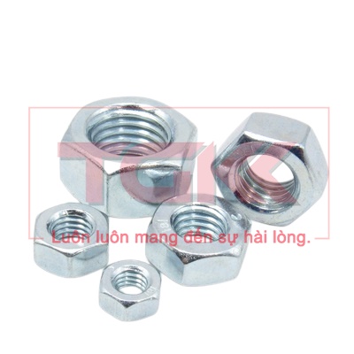 Đai ốc thép mạ điện phân