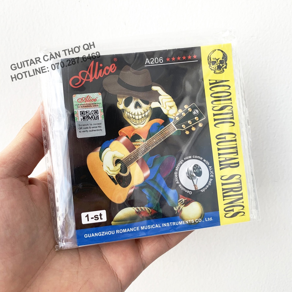 [Loại tốt - Alice A206] - Dây lẻ đàn Guitar Acoustic số 1 - 2 - 3 - 4 - 5 - 6