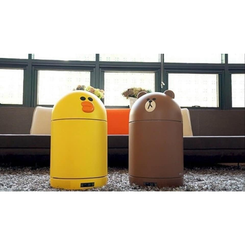 [Mã ELHA10 giảm 6% đơn 5TR] TỦ LẠNH MINI CCOMO X LINE FRIENDS 31L Hàn Quốc