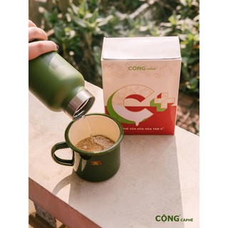 Cà phê Cốt dừa hoà tan C+ của Cộng Cà Phê (Hộp)