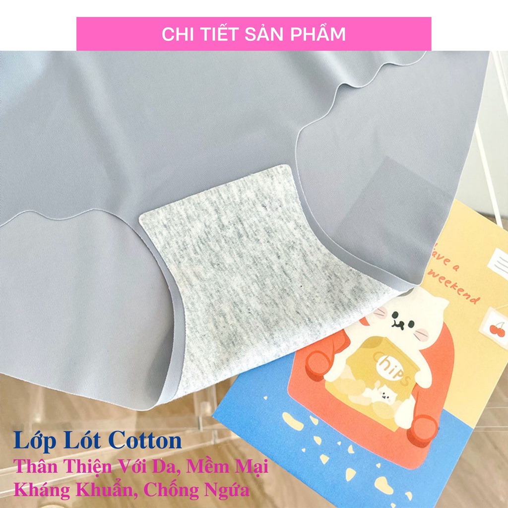 Quần lót nữ su đúc thun lạnh cao không đường may, trẻ trung, thoải mái, thoát mát (MS 03103) Anna Shop