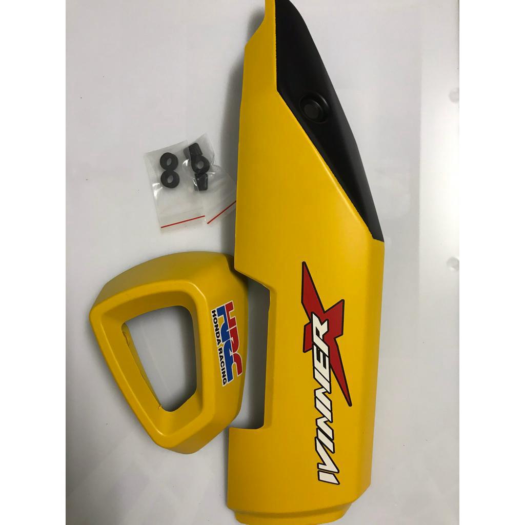 Bộ ốp pô chụp đít pô honda winner X 2019-2022 ( combo 2 món ) loại đẹp