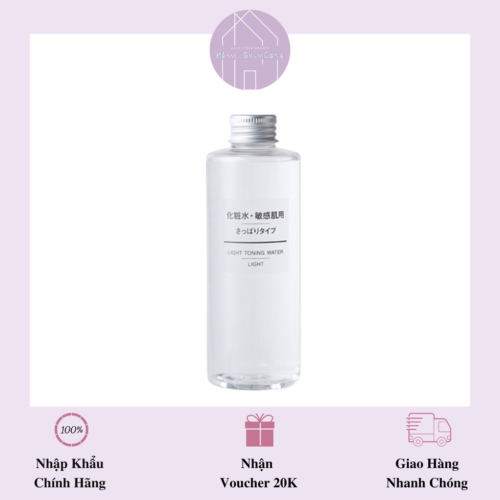 Muji Light Toning Water - Nước Hoa Hồng Cân Bằng Da 200ml