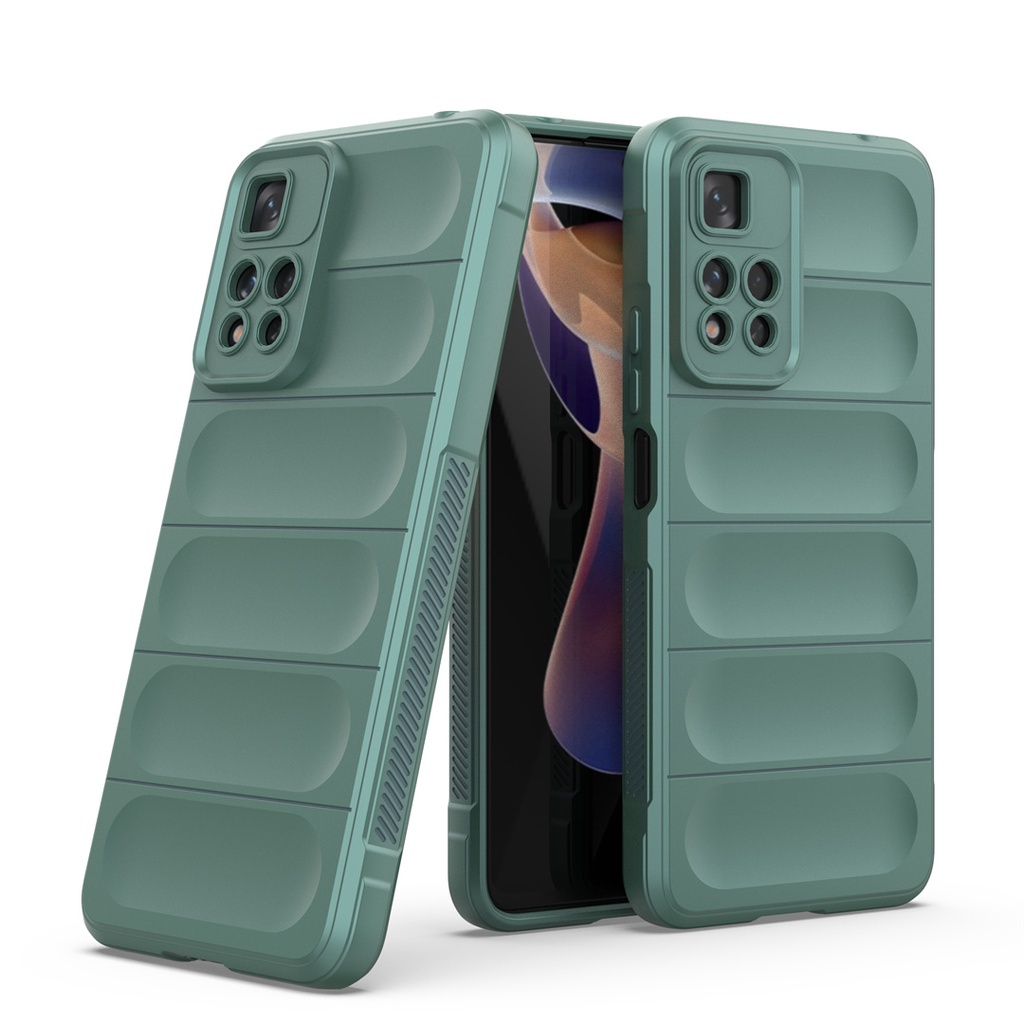 Ốp Điện Thoại Silicone Cao Su Mềm Nhám Chống Sốc Cho Xiaomi Redmi Note 11 Pro (China) Pro + 5G