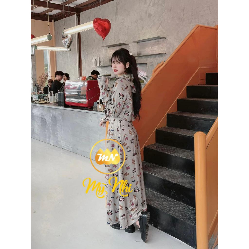 Đầm chống nắng toàn thân vải Umi dáng croptop 2 lớp dày mát váy xòe không xẻ sau che phủ kín chân tôn dáng thời trang