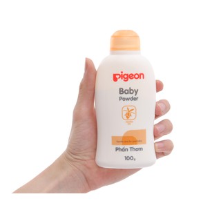 Phấn Thơm Phấn Rôm Cho Bé Pigeon Nắp Màu 100G Bảo Vệ Da Của Bé Khỏi Mẩn Ngứa Mẩn Đỏ Rôm Sảy