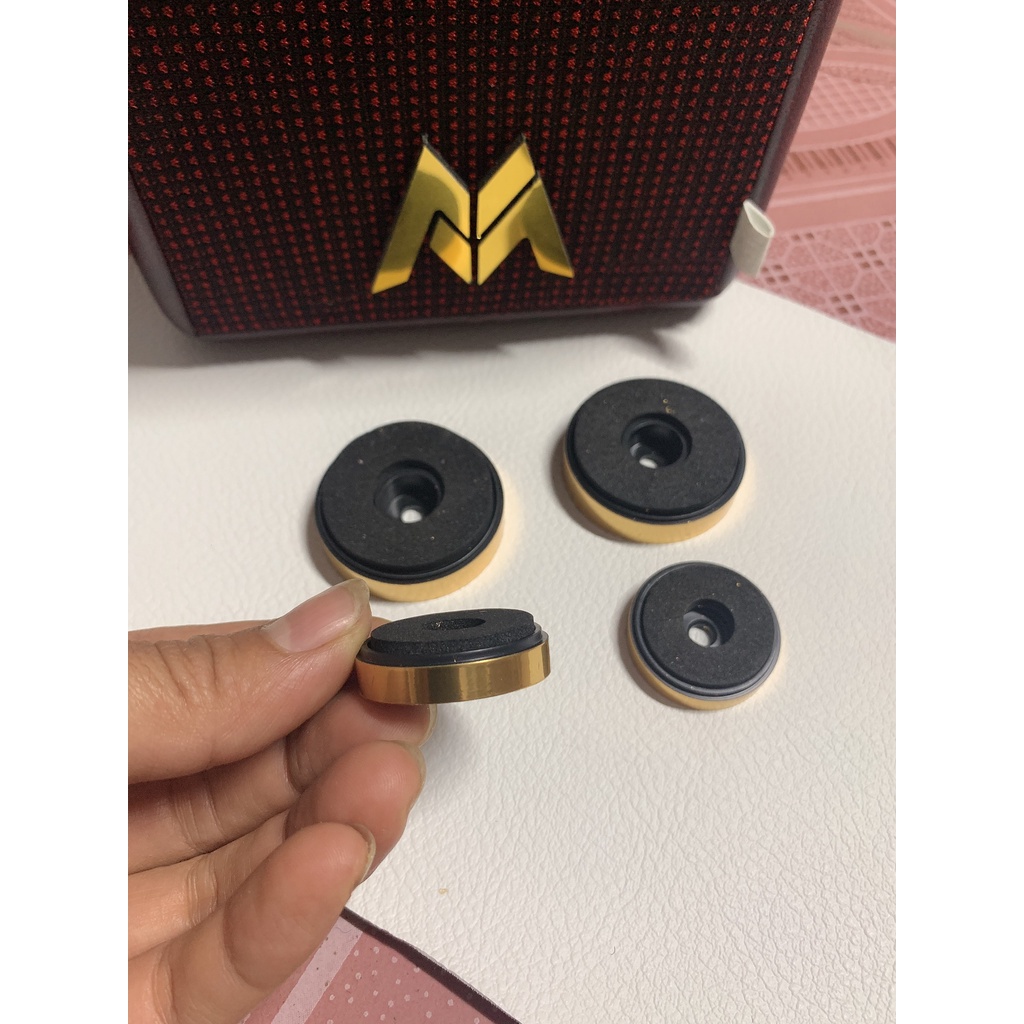 META SOUND Bộ 4 cái chân đế cao su, nhựa chống rung cố định loa các loại