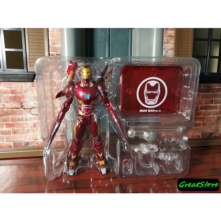 Mô hình nhân vật Ironman MK50 avengers SHF FIGMA cử động được