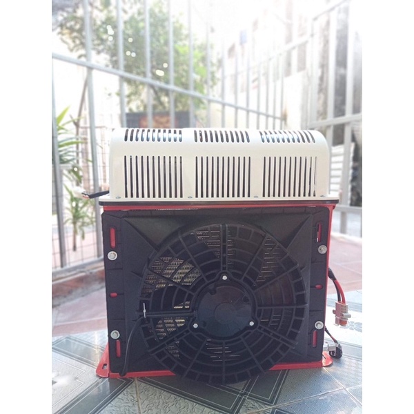 Máy Lạnh, Điều Hoà Cho Xe Tải, Máy Công Trình Chạy Điện Ác Quy 12V, 24V