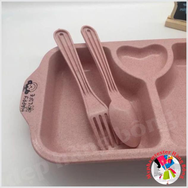 Khay ăn dặm cho bé chất liệu lúa mạch cao cấp